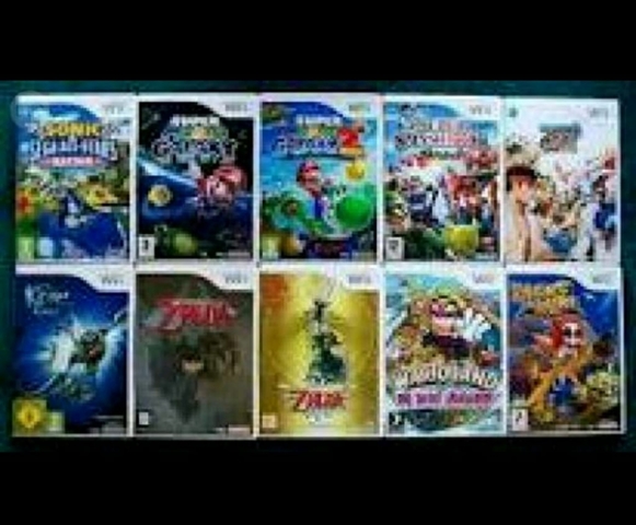 Pack de juegos de wii