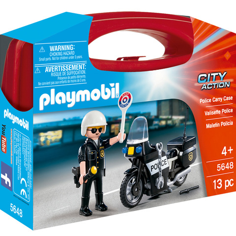 moto policia playmobil