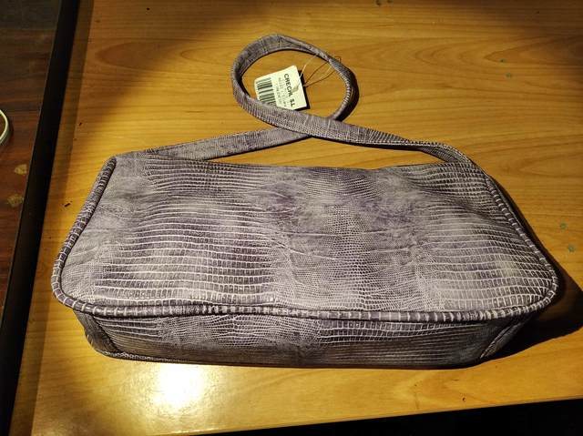 BOLSO NECESER VIAJE AUTENTICA PIEL COCODRILO RESTO DE TIENDA VINTAGE AÑOS 80 BOLSO NECESER VIAJE AUTENTICA PIEL COCODRILO RESTO DE TIENDA VINTAGE AÑOS 80