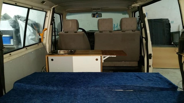 Completamente adaptados Van Fundas De Asiento Para VW Volkswagen Transporter T6 2+1