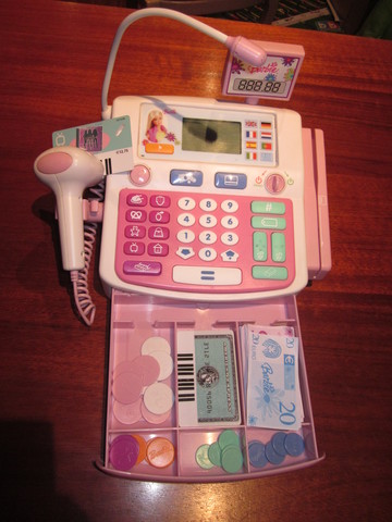 caja registradora de barbie 2009