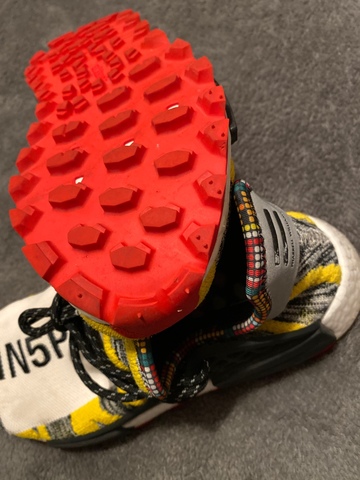 Adidas Pharrell NMD Hu Trail Gold Happy F99762 in 2020