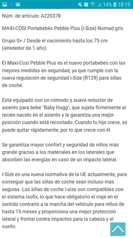 Mil Anuncios Com Maxicosi Pebble Plus De 19 Grey Nomad