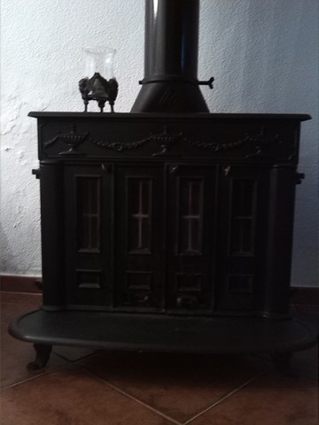 MIL ANUNCIOS.COM - Estufa de leña de hierro fundido