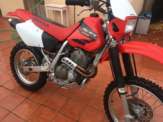 Honda xr400r вес