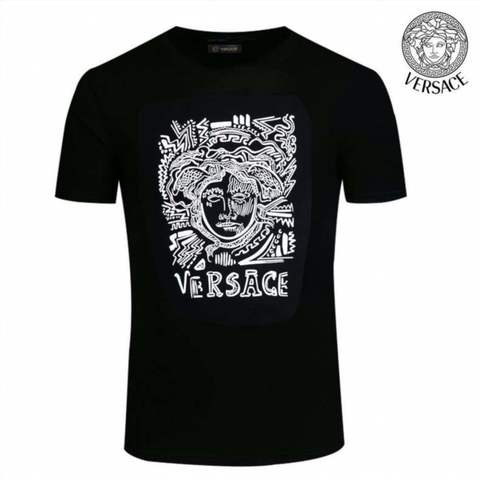 camiseta versace negra