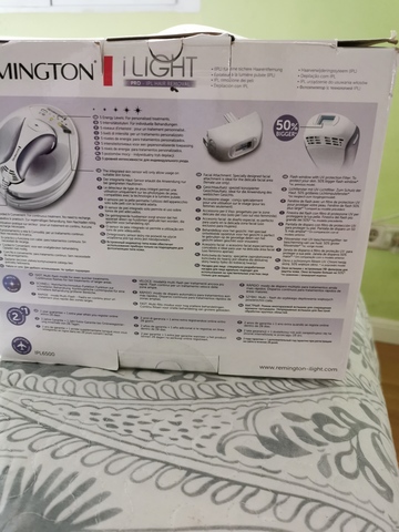 depiladora remington ipl6500