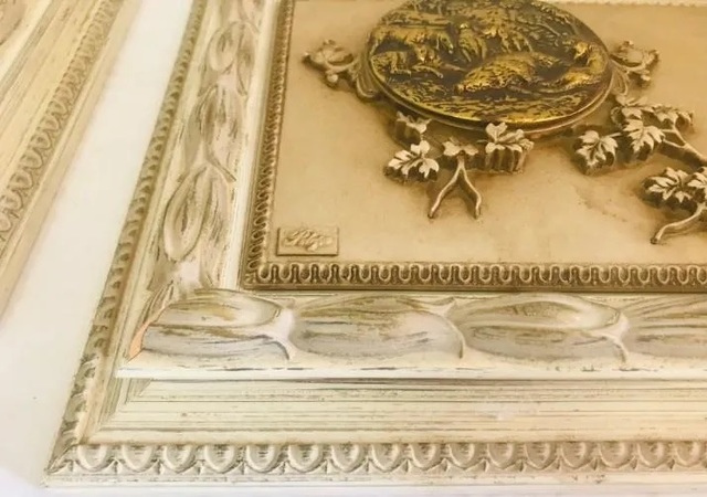 3 brazos estilo antiguo 20x14cm 2 candelabros candeleros sin usar Italy