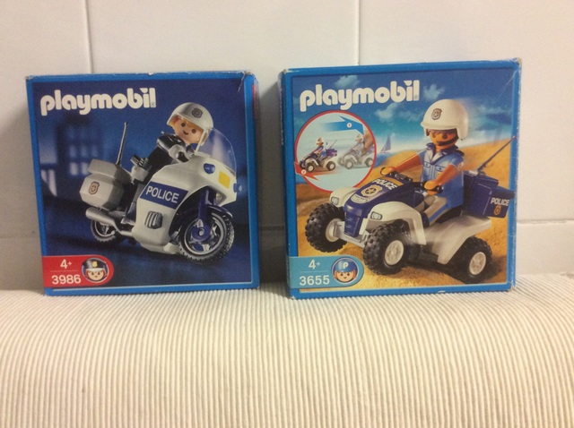 quad policia playmobil