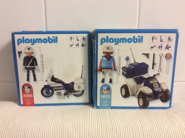 quad policia playmobil