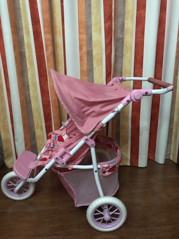 cochecito para muñecas mellizas
