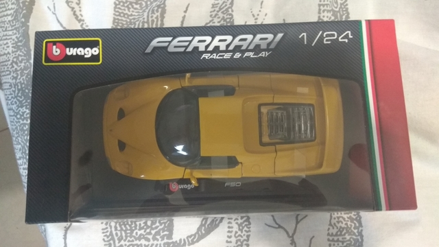 991 carerra S marrón metalizado maqueta de coche 1:24 Burago Porsche 911