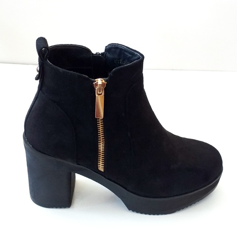 botines negros
