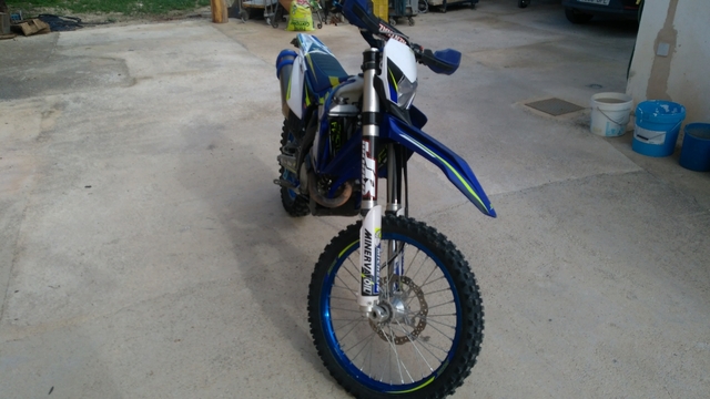 Conjunto de plástico kit Husqvarna TC 250//te 250//te 310 blanco-rojo-año 2009-2013