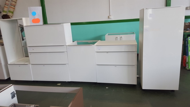 MIL ANUNCIOS.COM - Muebles cocina 3.5 m blanco brillo NUEVO
