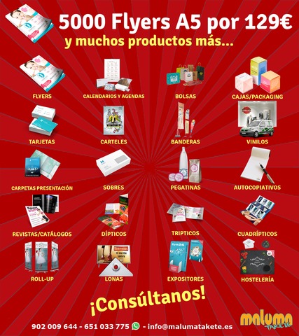 Mil Anuncios Com 5000 Flyers A5 Por 129eur Envio Gratis