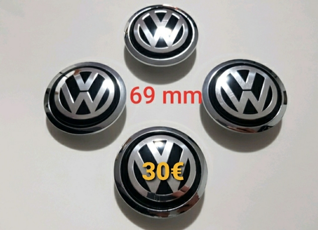 4x AUDI NEGRO TAPABUJES CENTRO RUEDA EMBLEMA INSIGNIA TAPA TAPACUBOS 4F0601165N
