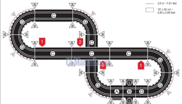 pista scalextric compact
