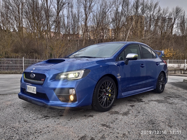 Subaru Impreza WRX STI año de construcción 2008 azul 1:18 Otto Mobile ot 250 nuevo