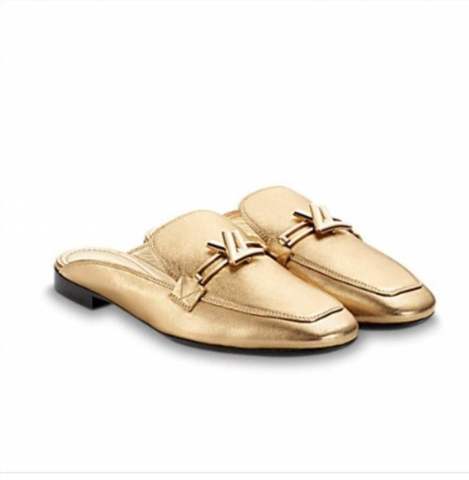 zapatillas doradas