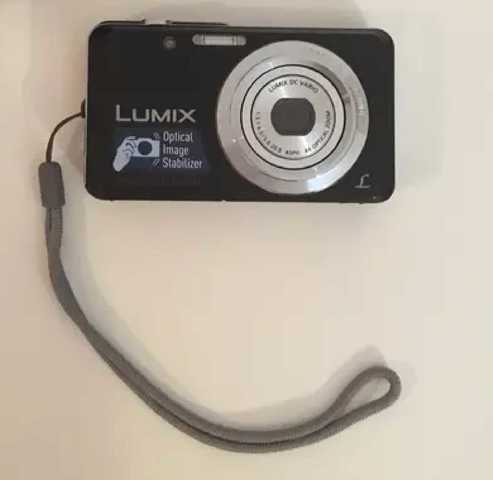 Cámara-bolsa foto-bolso negro adecuado para Panasonic dmc-tz61 tz71