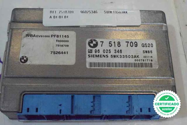 BMW E46 Caja De Cambios Automática Ecu Auto Módulo Ecu 7518709 96025346 5wk33503ak