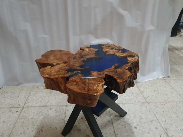 MIL ANUNCIOS.COM - Mesa de resina epoxi y madera de olivo