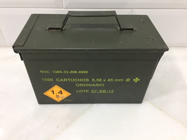MIL ANUNCIOS.COM - Original caja militar de municiÓn