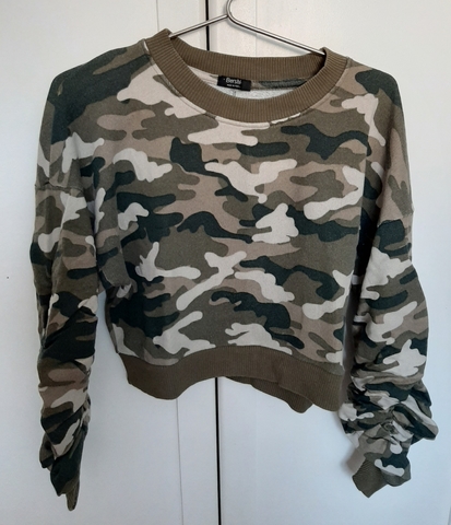 sudadera militar mujer