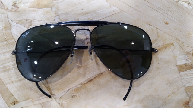 ray ban aviator negras