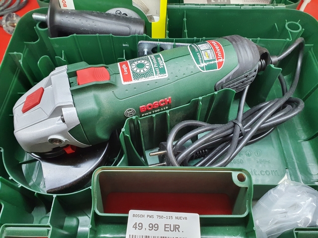 Amoladora recta 1200 W, 8000 rpm, /Ø m/áx. de muela abrasiva 125 mm, en caja Bosch Professional GGS 8 SH