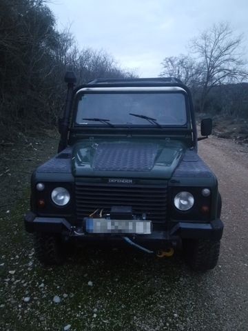 Snorkel Elevado Toma De Aire Kit para Land Rover Defender 300tdi TD5 TDCi terrafirma