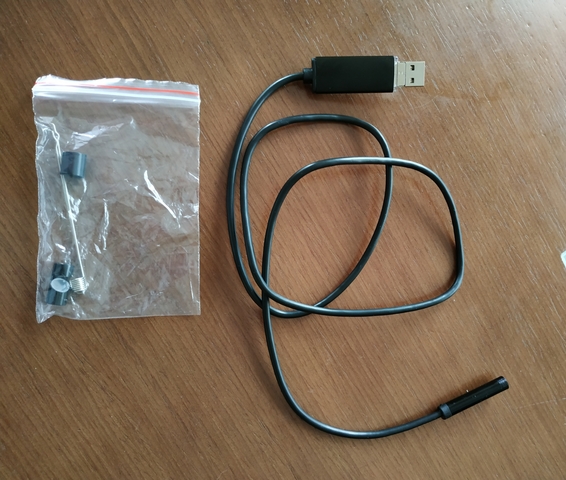 Impermeable 8LED 8mm automóvil SUV 720P HD Cámara Endoscopio sin Batería WiFi y USB 2M
