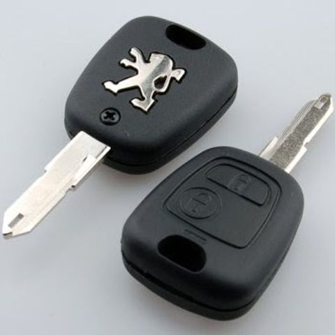 Llave Peugeot 307 y 406 Funda de Remplazo sin Logo y sin Espadín Key