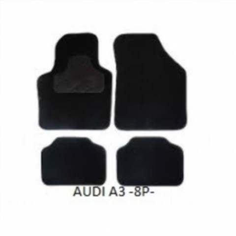 Alfombrillas de goma a medida para Audi A3 Sportback desde 2004 tipo cubeta 3D