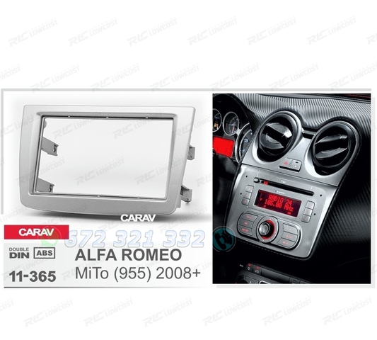 Radio diafragma para doble DIN autoradio en mazda 3 2009-2013