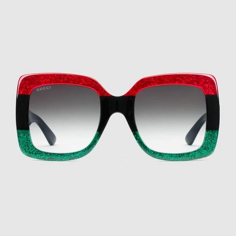 gafas gucci purpurina