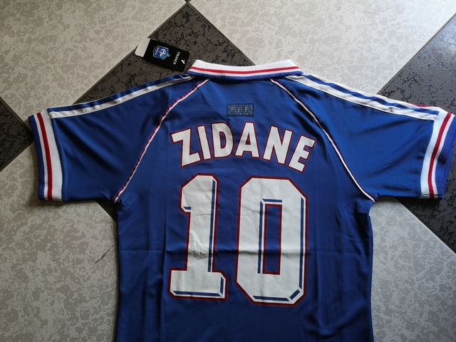 camiseta zidane francia 98
