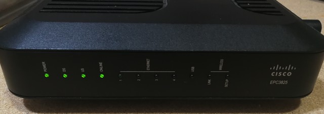 Настройка роутера cisco epc3825