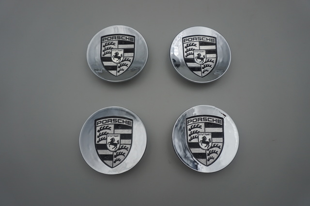 Para Porsche 996 carrera 4s plata//gris en letras emblema nuevo