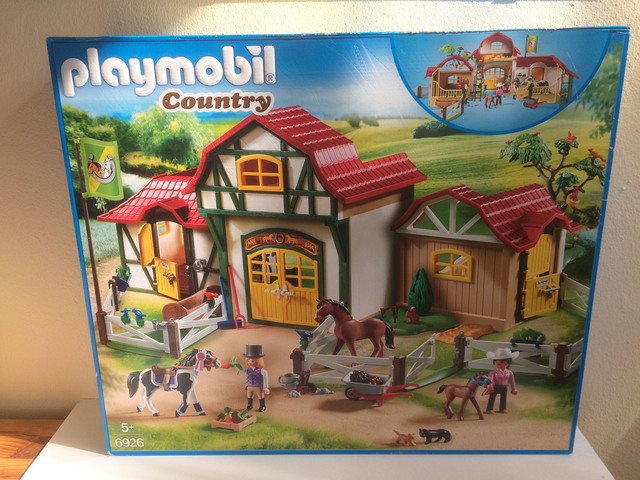 playmobil granja de caballos