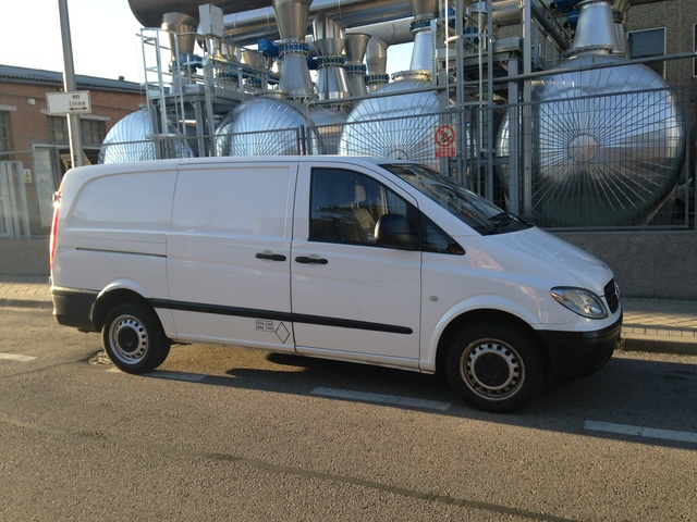 Doble Tela Azul Asiento /& Apoyabrazos Cubiertas Para Mercedes Vito Sprinter 2+1 Single