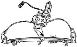 Elevalunas completo con motor delantero izquierdo nuevo Fiat Doblo OE nº 51718404
