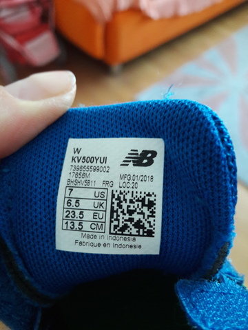 new balance talla 20