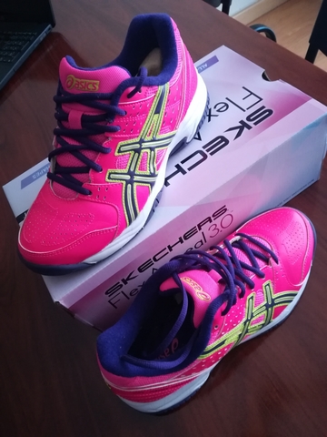 zapatillas suela gel mujer