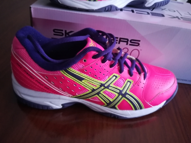 zapatillas suela gel mujer