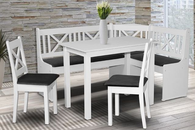mesa sillas zaragoza madera blanco wengue mesa sillas zaragoza madera blanco wengue