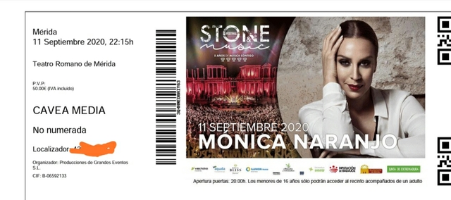 MIL ANUNCIOS.COM Entrada monica naranjo Segunda mano y MIL ANUNCIOS.COM Naranjo Segunda mano y anuncios