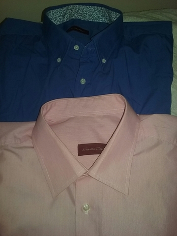 MILANUNCIOS | Camisas de hombre talla 6 de segunda mano Camisa hombre CARLOS CORDOBA manga larga talla 43 XL