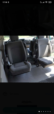 Fundas para asientos ya referencias set ka VW t4 Caravelle de tela azul